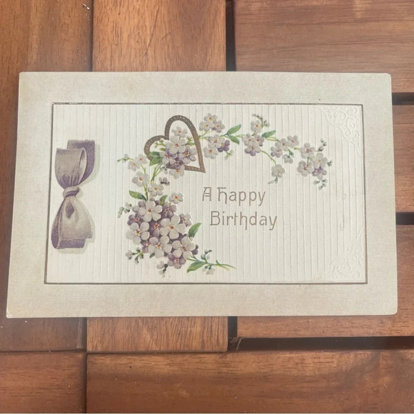 Vintage 1909 and 1924 Postcards with Stamps - Picture 4 of 5